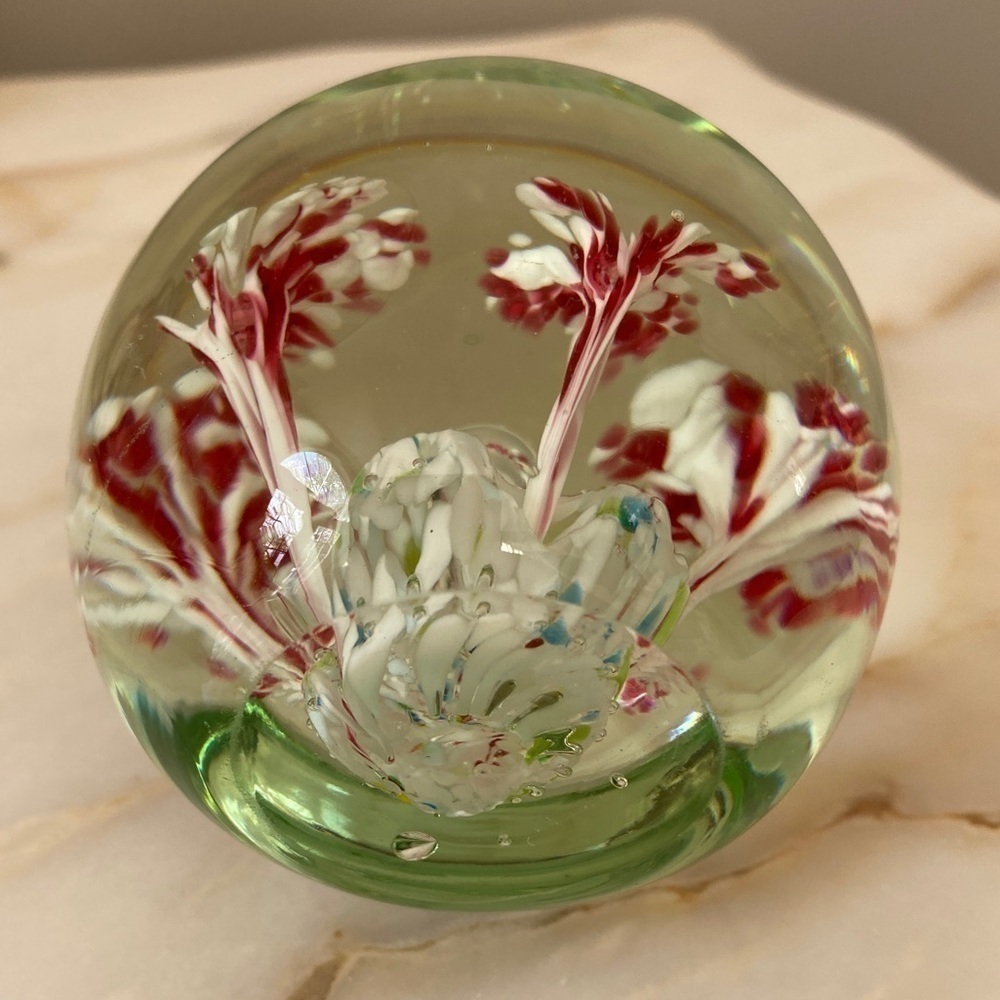 Handmade Blown Art Glass Paperweight - Picture 5 of 5